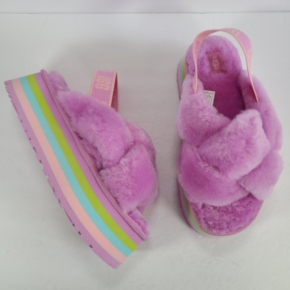 NEW! UGG Disco Shearling Platforms Size 10/41